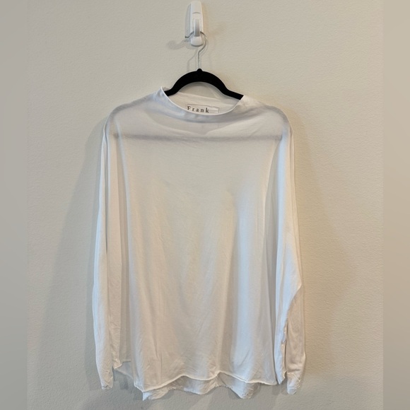 Frank & Eileen 100% Cotton Classic White Top - Picture 3 of 4